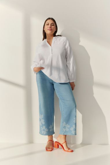 SAMOON Туника с вышивкой