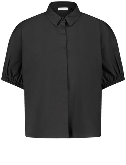 GERRY WEBER Блуза хлопковая черная