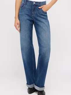 ANGELS Джинсы свободного кроя с отворотами