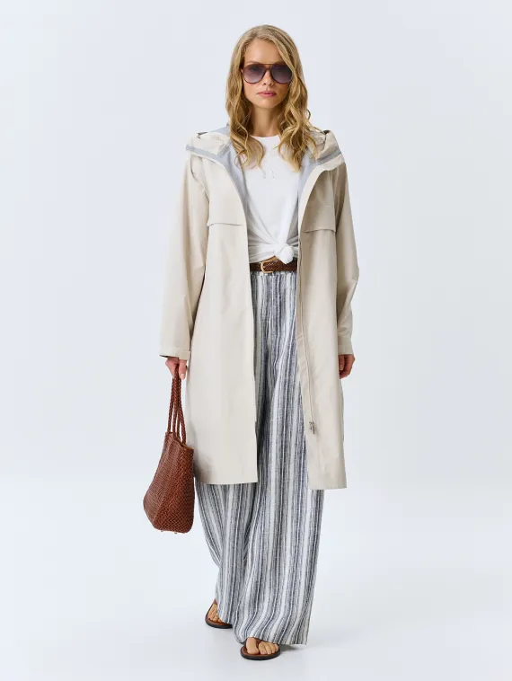 BULMER Свободный плащ с капюшоном