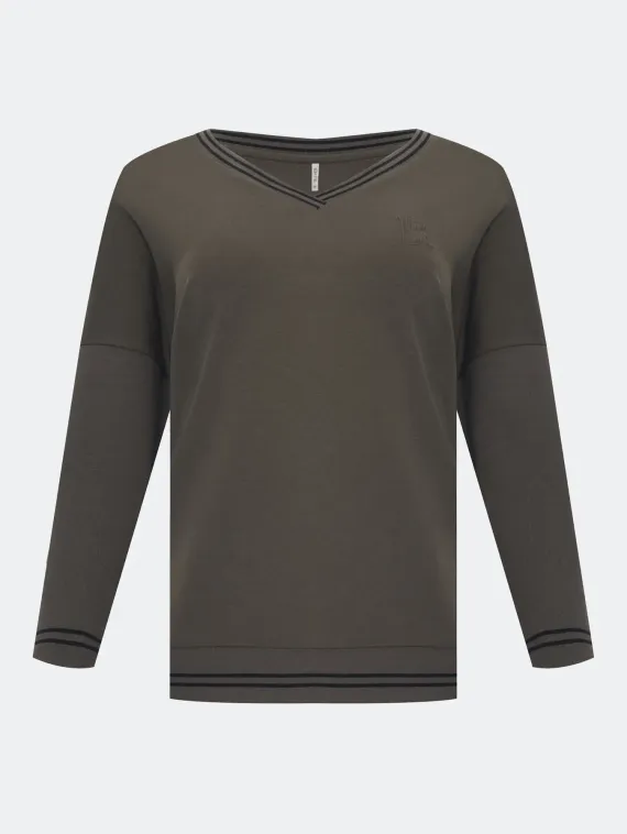 BULMER Свитшот с V-образным вырезом