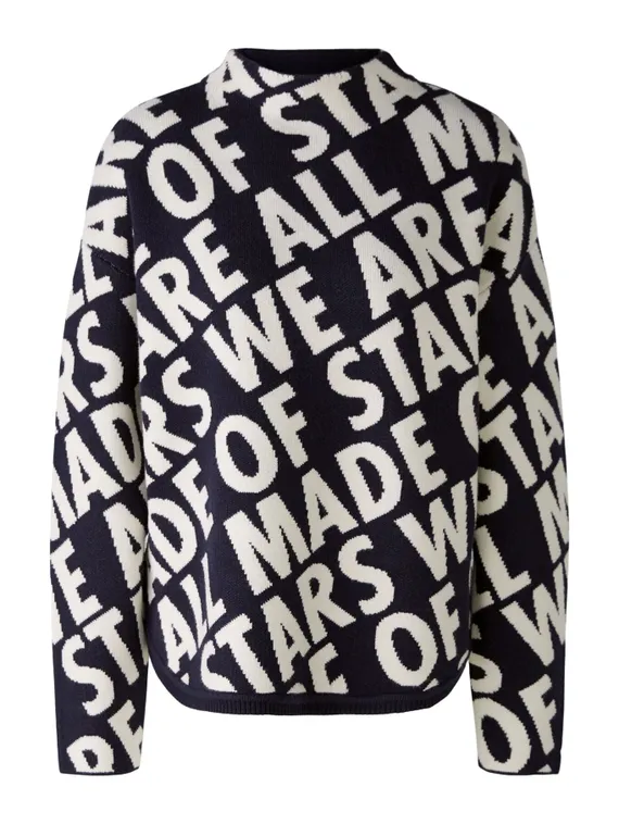 Oui Пуловер из смеси вискозы