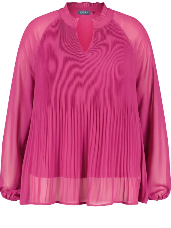 SAMOON Блуза плиссированная