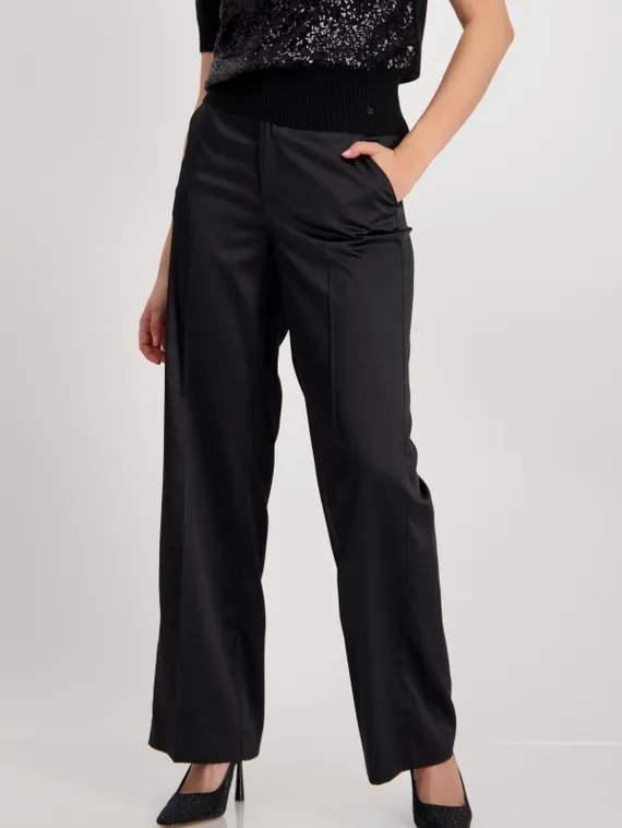 MONARI Брюки атласные укороченные