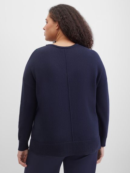 SAMOON Пуловер с цветочным принтом