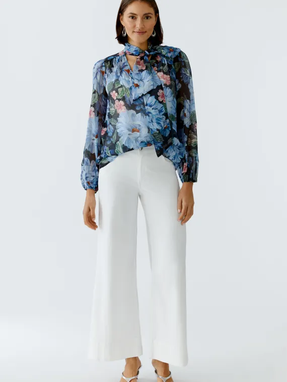 Oui Блузка с бантом