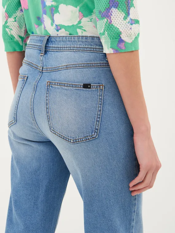 TAIFUN Кюлоты джинсовые