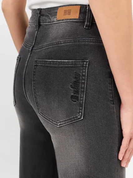 BULMER Широкие графитовые джинсы