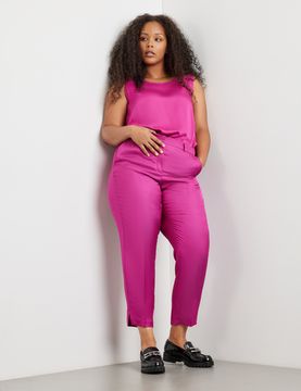 SAMOON Брюки из смесового льна