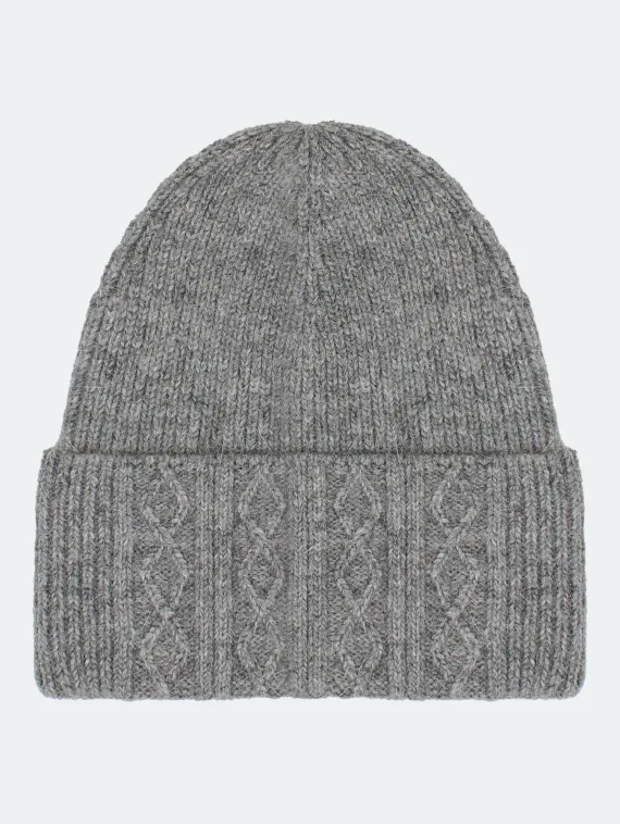 BULMER Шапка бини с декором "косы"