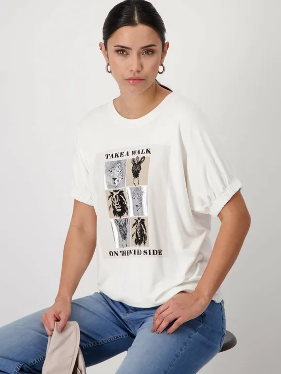 MONARI Футболка с принтом сафари