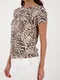 MONARI Футболка из вискозы с леопардовым принтом