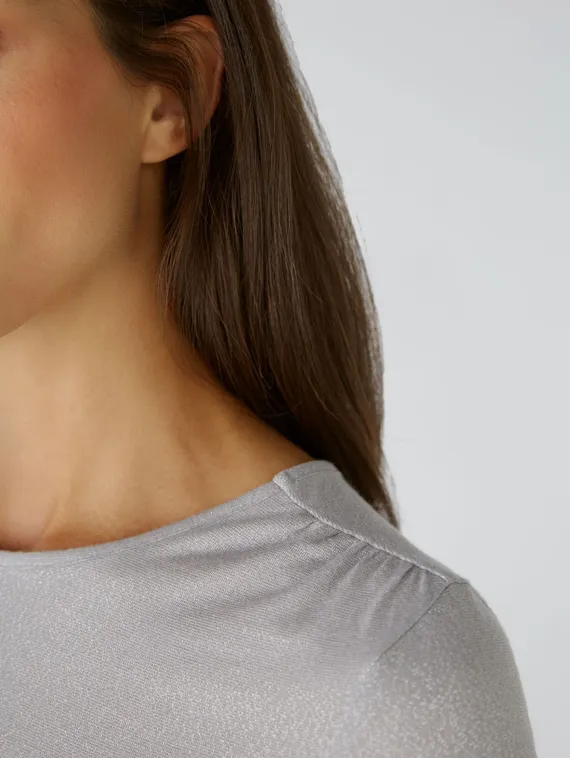 Oui Футболка из эластичной вискозы