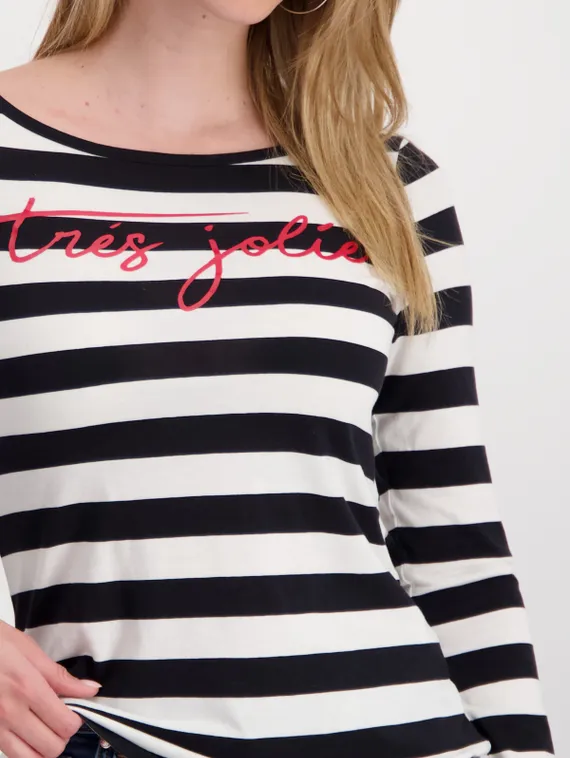 MONARI Лонгслив в полоску