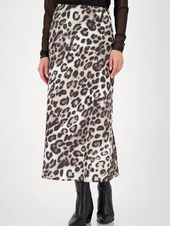 MONARI Юбка с леопардовым принтом