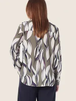 GERRY WEBER Блуза с принтом в виде листьев
