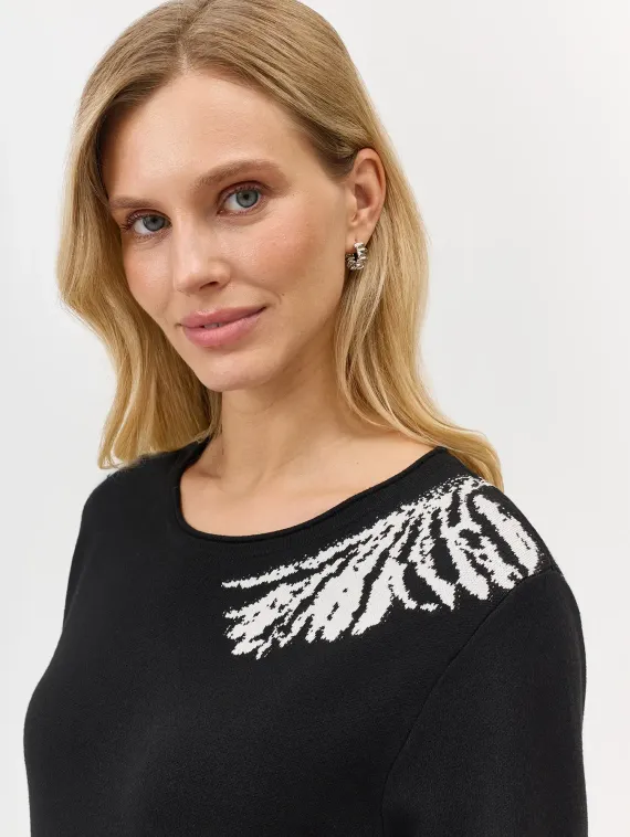 BULMER Вязаное платье с контрастным узором