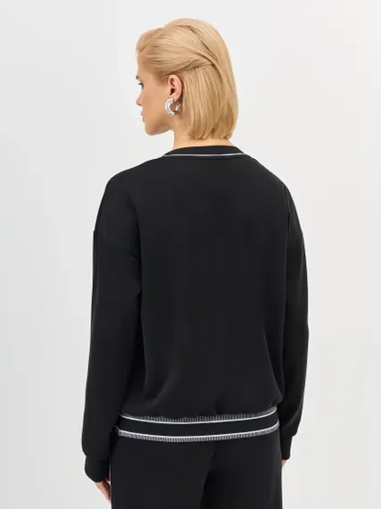 BULMER Свободный джемпер с шрифтовым узором