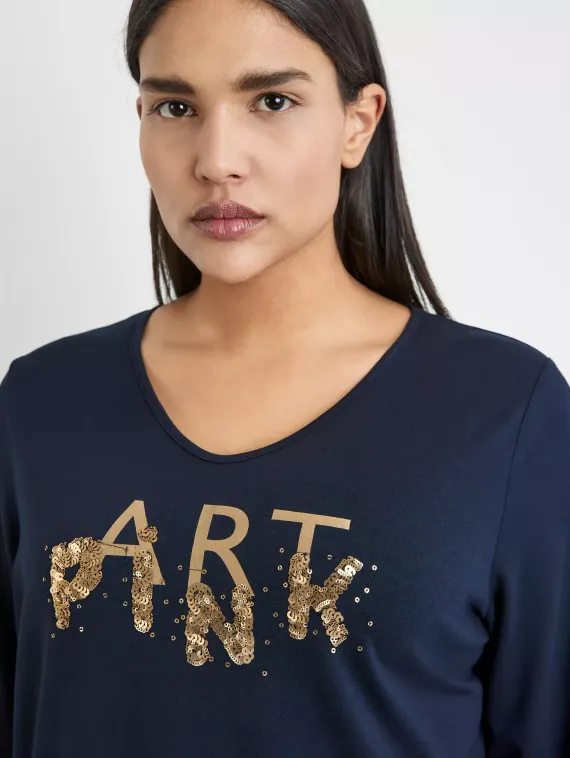 SAMOON Футболка с длинным рукавом