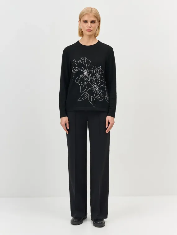 BULMER Джемпер с контрастной вышивкой