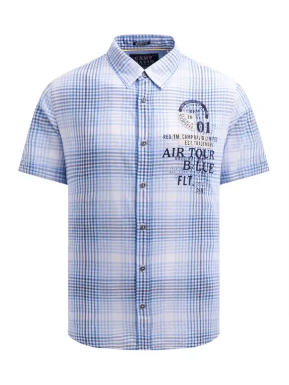 CAMP DAVID Рубашка в клетку