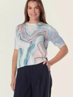 GERRY WEBER Джемпер с мраморным принтом