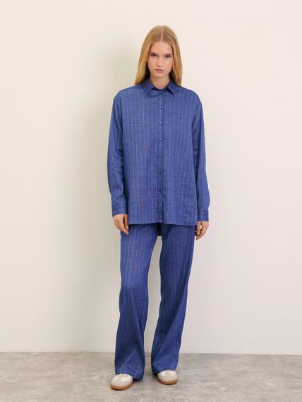 Elisa.and.me Рубашка с добавлением льна