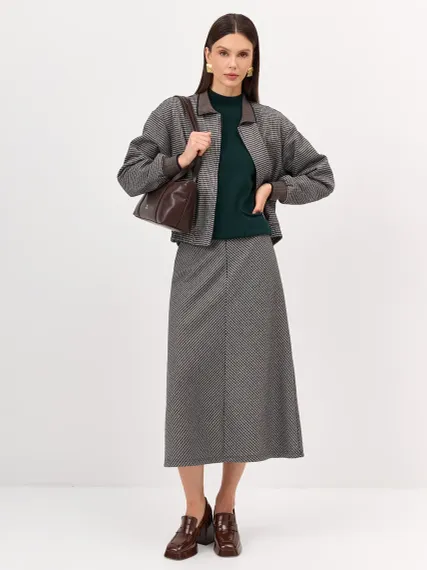 BULMER Юбка в мелкую клетку