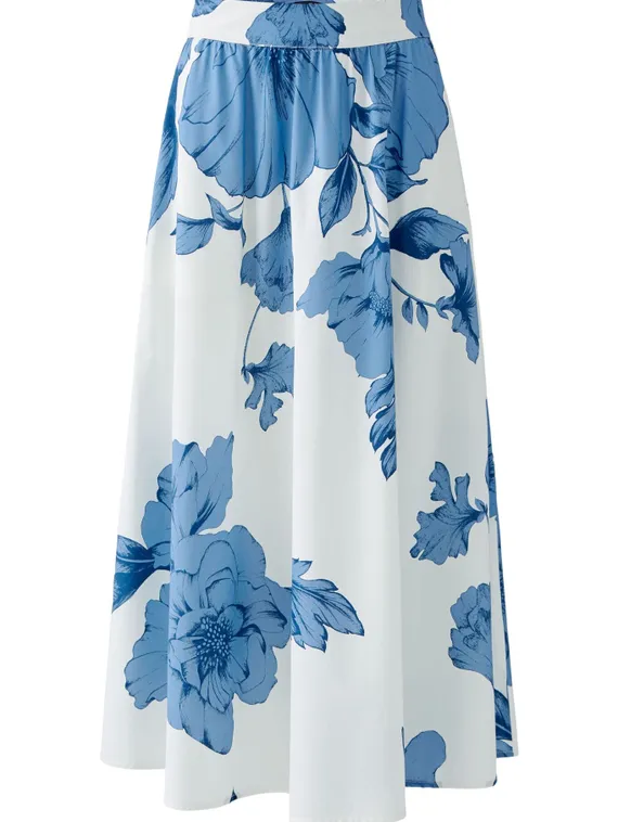 Oui Юбка с цветочным принтом