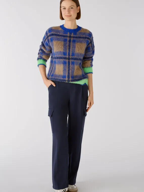 Oui Пуловер с добавлением шерсти