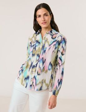 GERRY WEBER Рубашка из хлопка с принтом