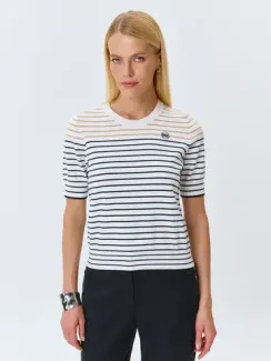 BULMER Джемпер из модала в полоску