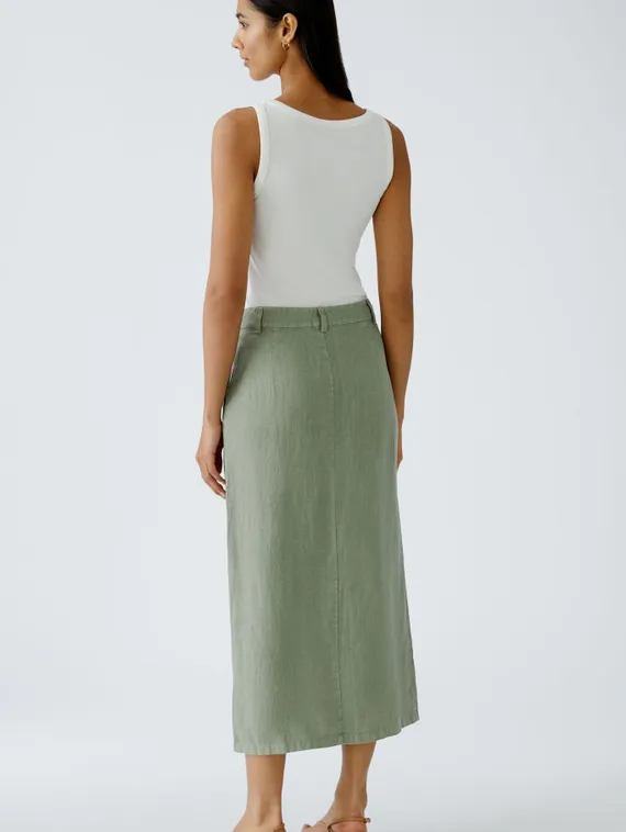Oui Юбка макси льняная