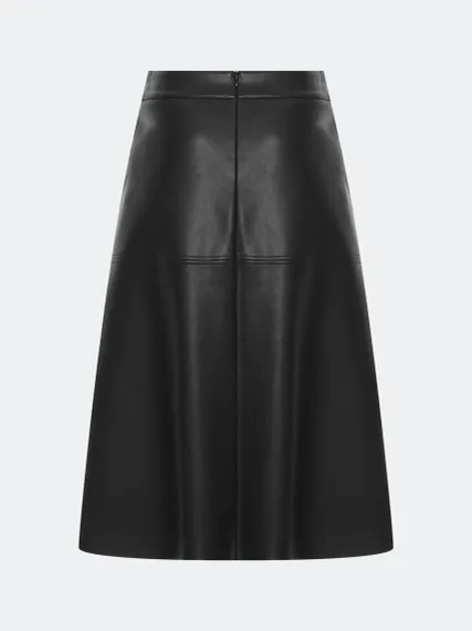 BULMER Юбка-трапеция из экокожи