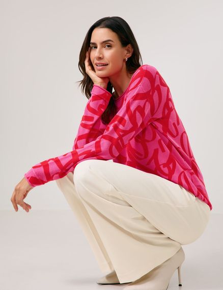 GERRY WEBER Джемпер с принтом