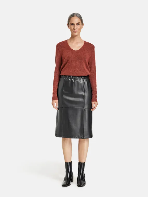GERRY WEBER Юбка из искусственной кожи