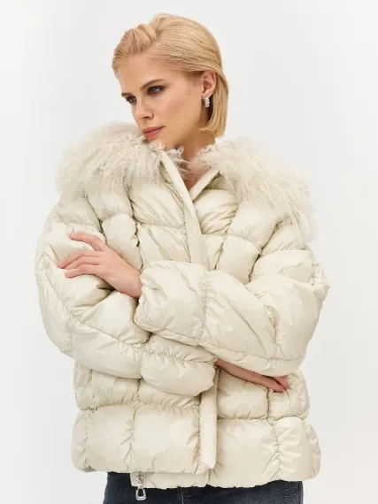 BULMER Пуховая куртка с меховым воротником