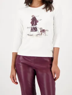 MONARI Футболка с рисунком из стразов