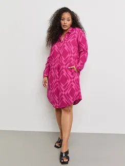 SAMOON Платье с графическим принтом