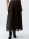 Oui Юбка плиссе с двойным фатином