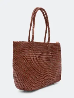 BULMER Плетеная сумка из натуральной кожи