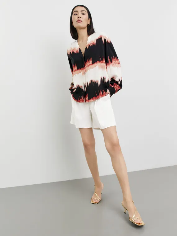 TAIFUN Блуза с принтом