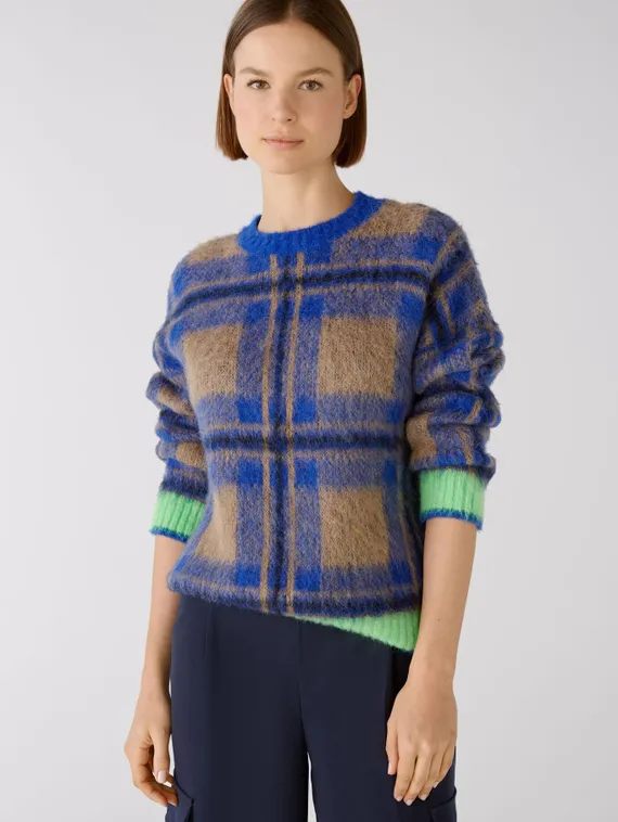 Oui Пуловер с добавлением шерсти