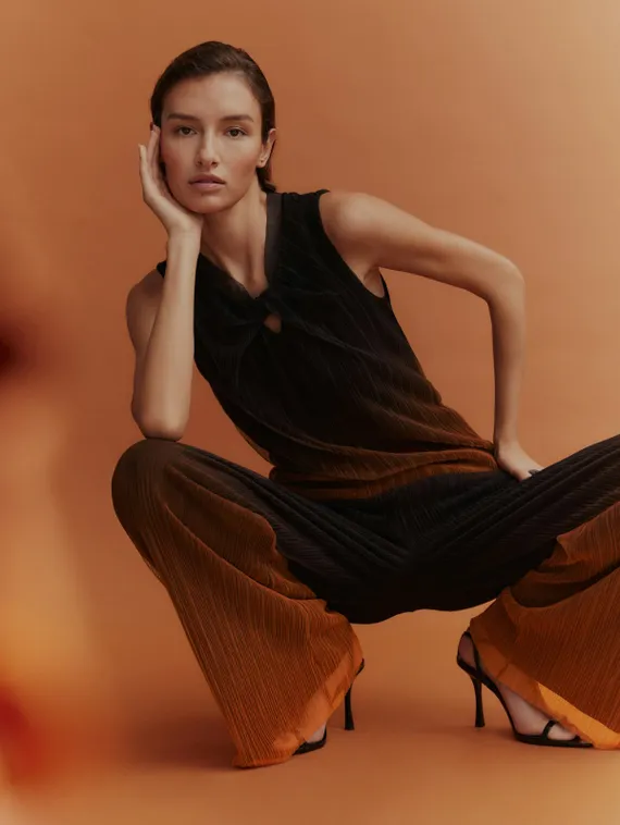 TAIFUN Брюки плиссированные