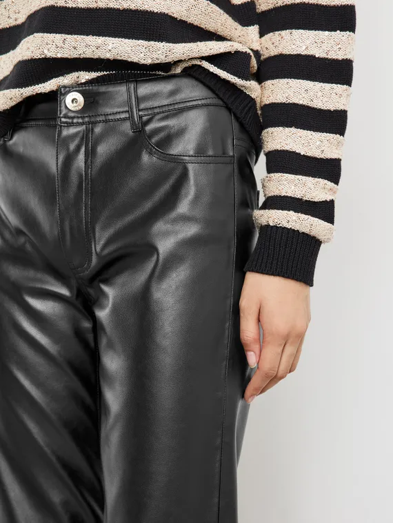 TAIFUN Брюки из искусственной кожи