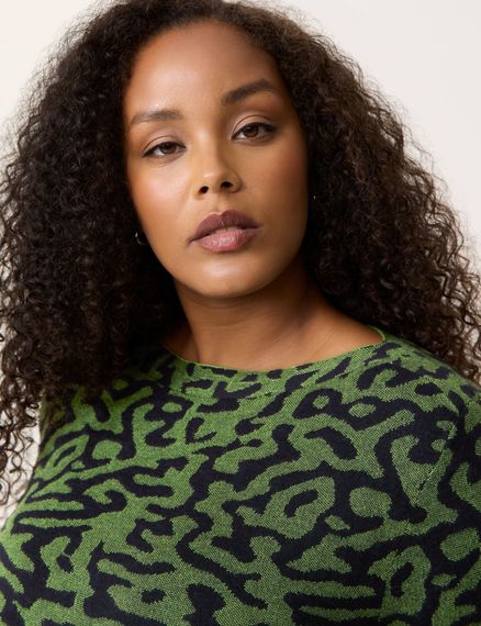 SAMOON Джемпер жаккардовый