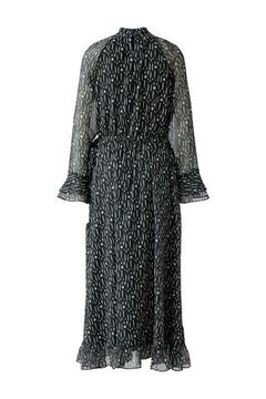 Oui Платье макси с принтом