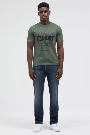 CAMP DAVID Футболка с резиновым рисунком