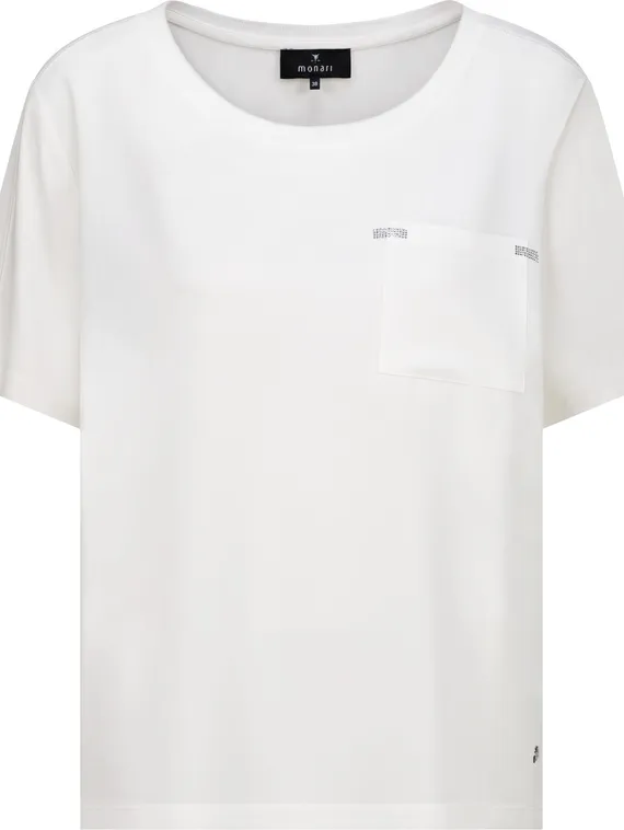 MONARI Блуза со стразами на кармане