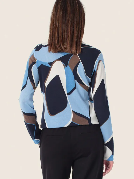 GERRY WEBER Джемпер с абстрактным принтом